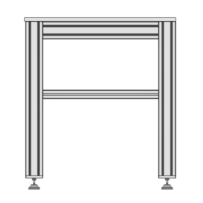 32-4590W-1SS MODULAR SOLUTIONS MOUNTING PLATE 45 X 90 NO CENTER HOLE